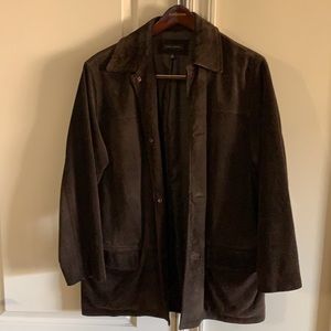 Banana Republic Suede Chocolate Coat